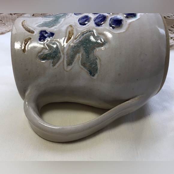 2006 Artisan Pottery Creamer Pitcher Glazed Stoneware 4.75” - Picture 4 of 9